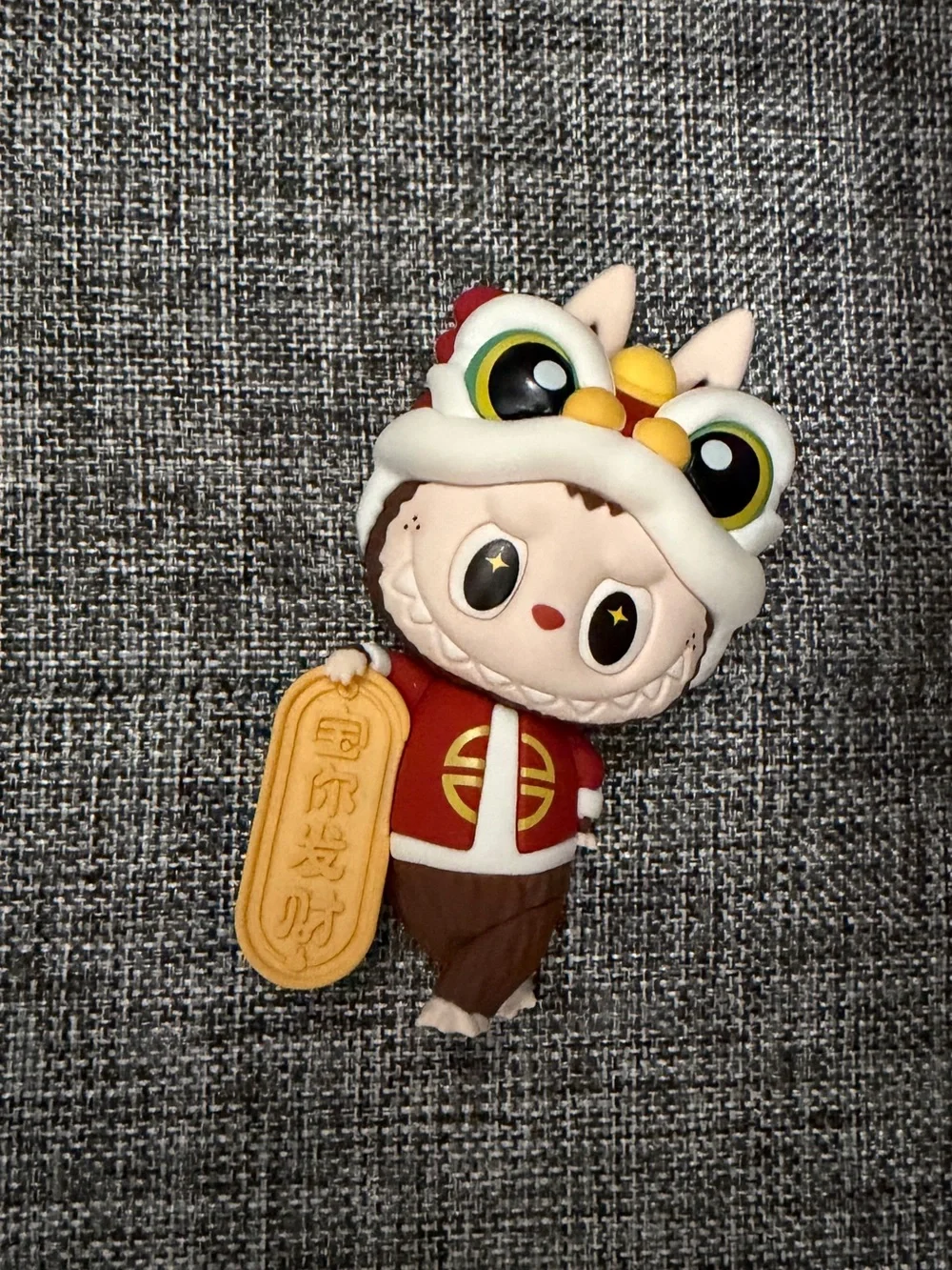 New Year labubu magnet